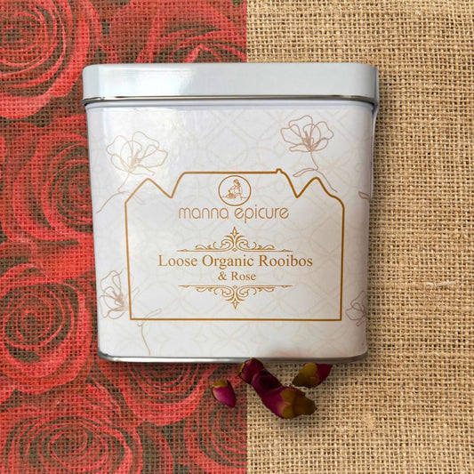 Organic Loose Leaf Rooibos with Rose 150g